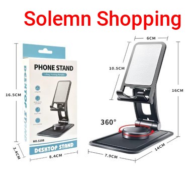 Table Phone Plastic stand Holder – Light - folding - portable