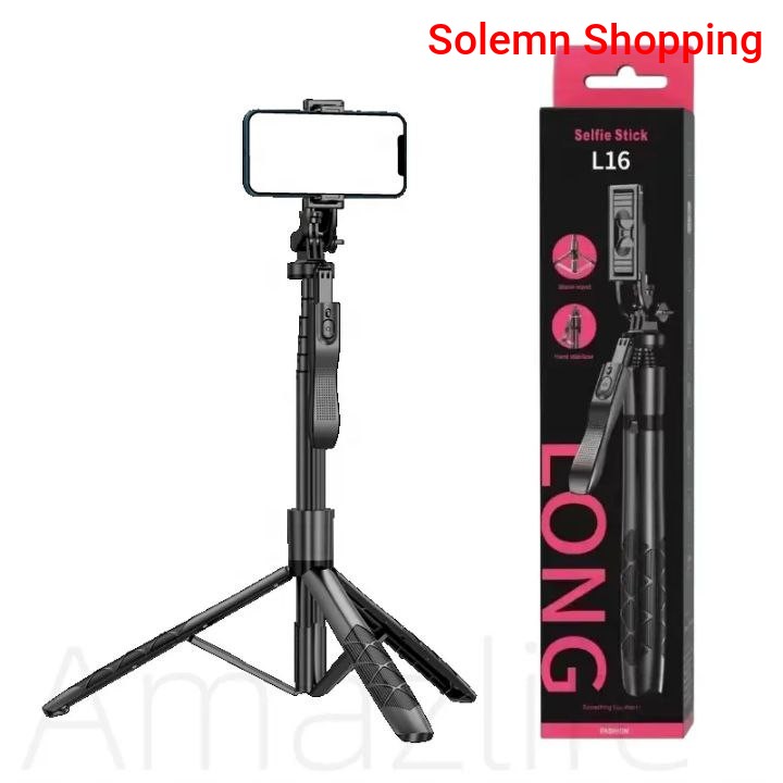 L16 Selfie Stick/ Tripod, Bluetooth, Mobile